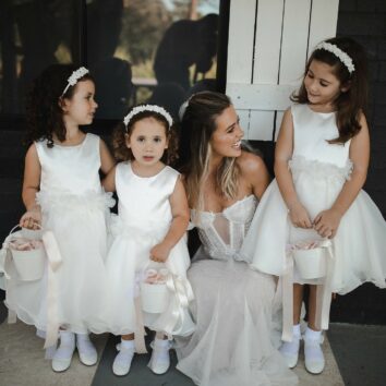 Children at weddings Samuel White Photography