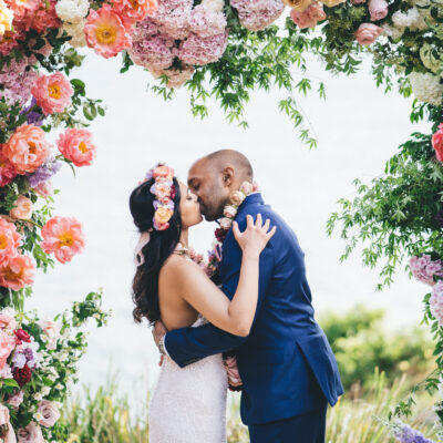 Colourful garden weddings