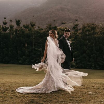 Colourful garden weddings