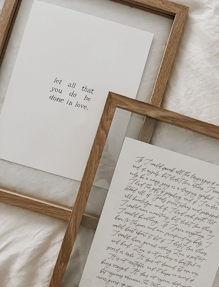 framed vows - paper anniversary