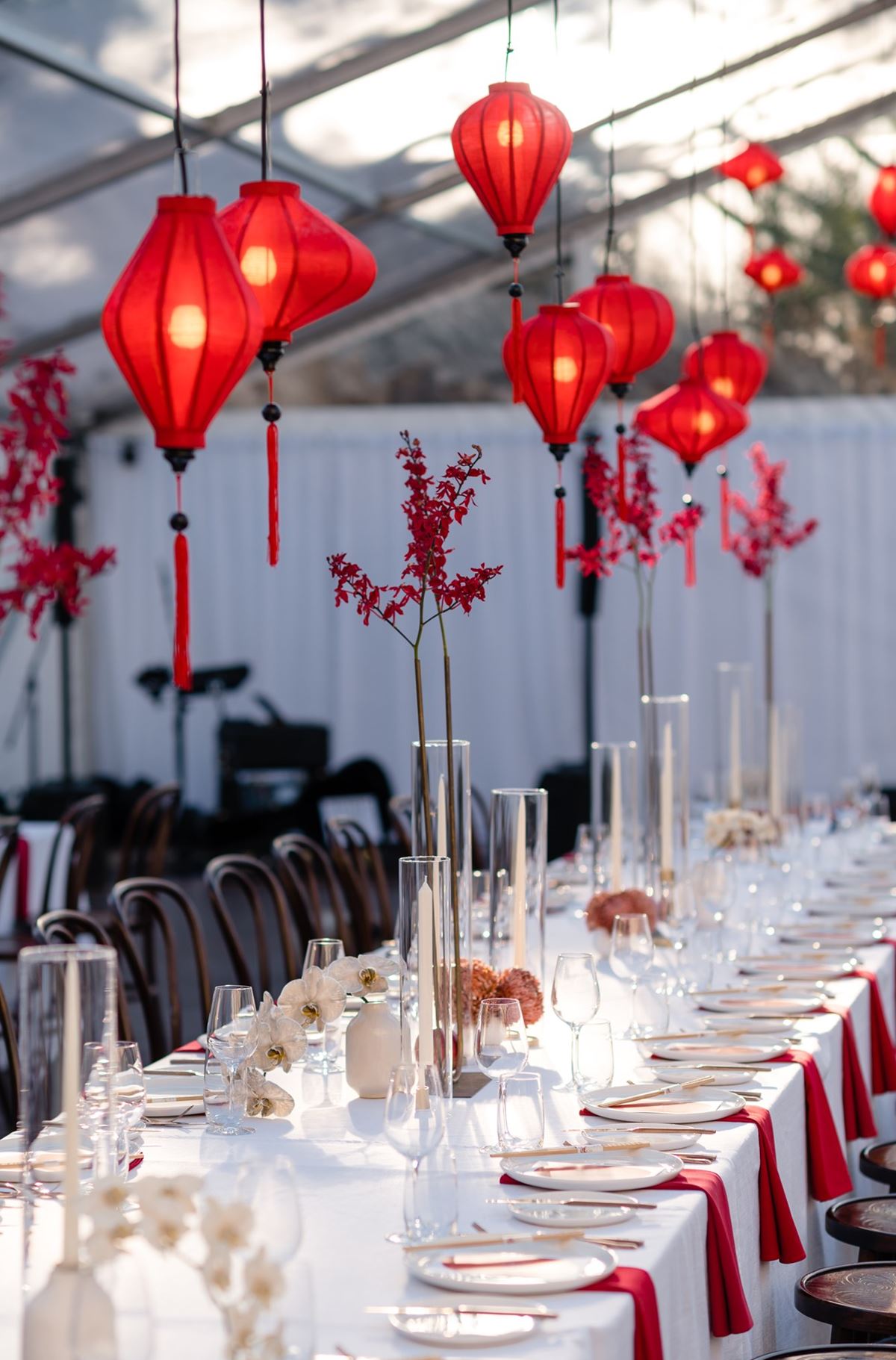 chinese inspired wedding decore
