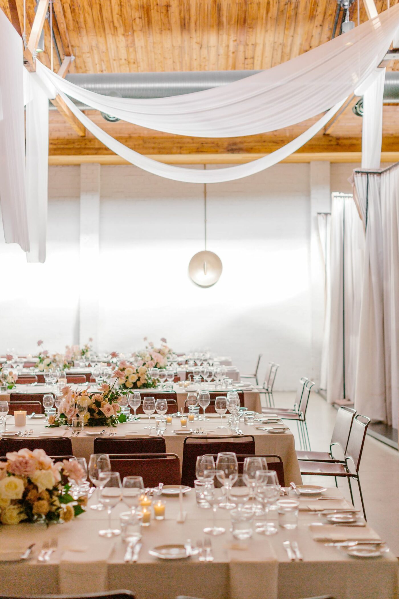 wedding decorations with draping