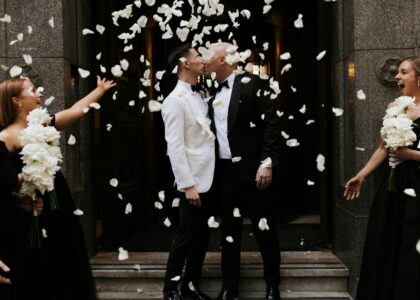 anniversary milestones couple gets married