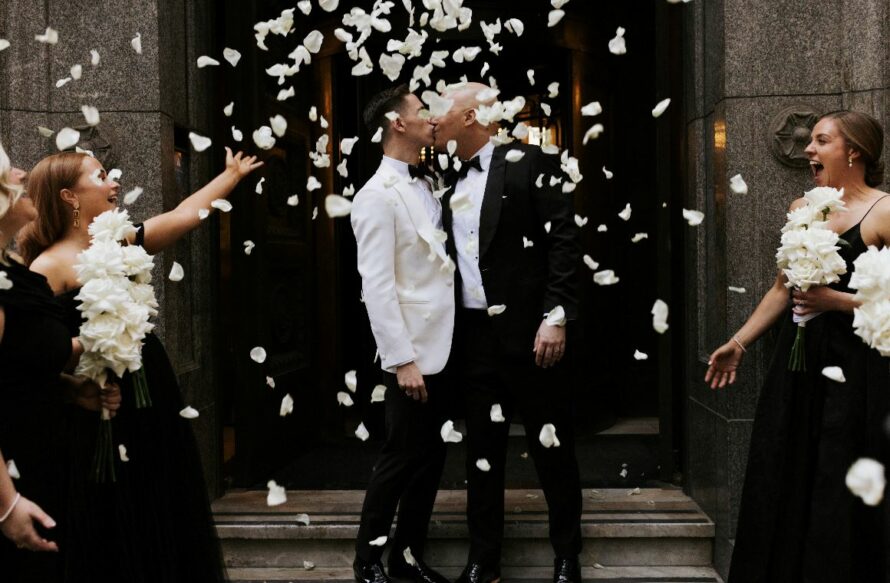 anniversary milestones couple gets married