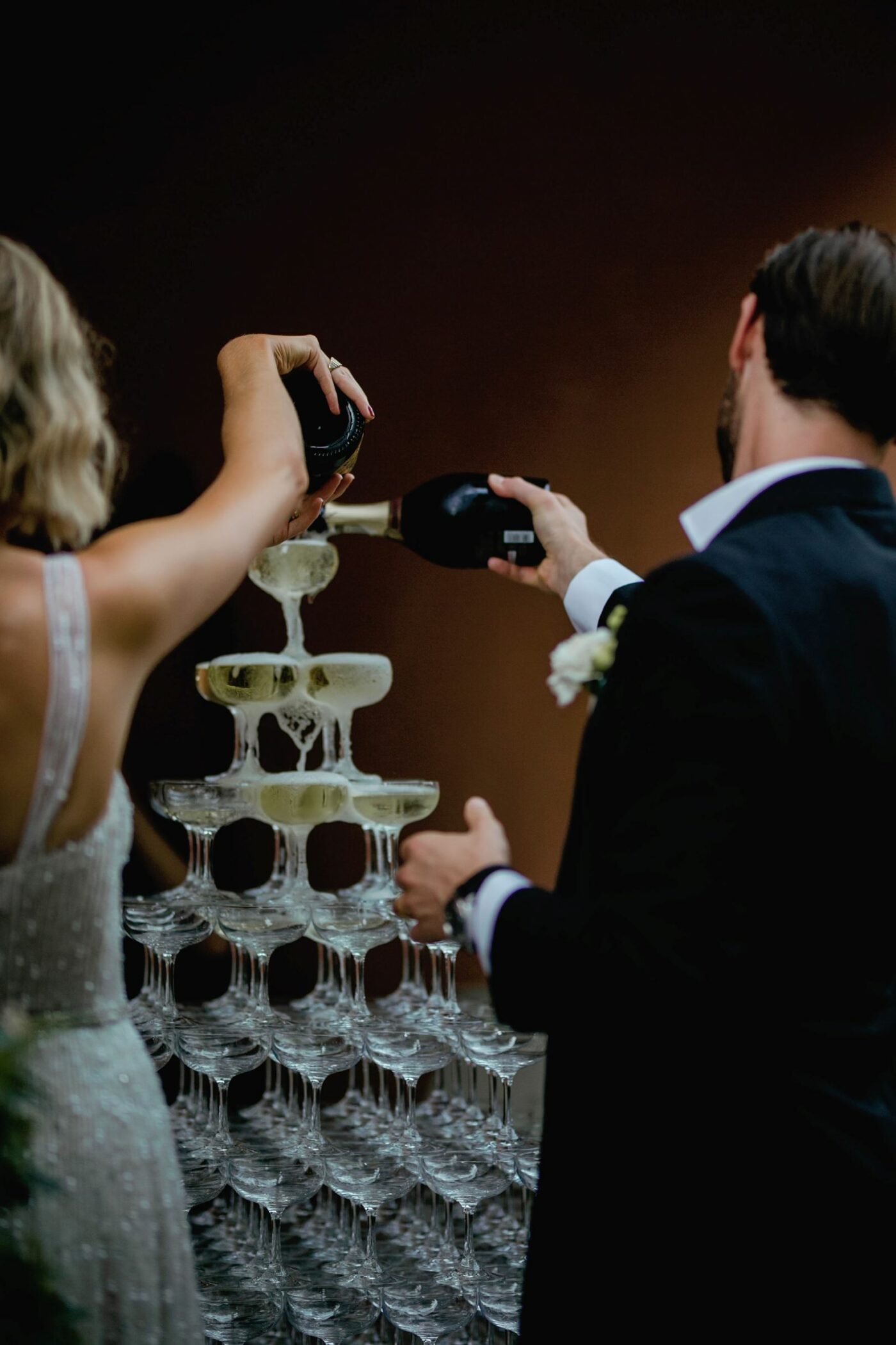 champagne tower