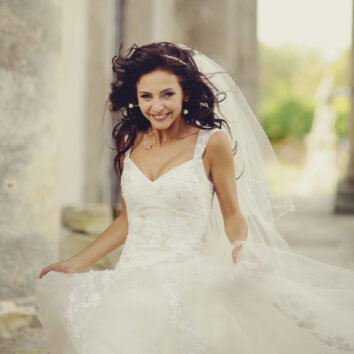Fabulously fit and gorgeous bride