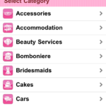 Search by location or wedding category