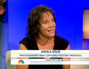 Angila Golik on NBC America's Today Show