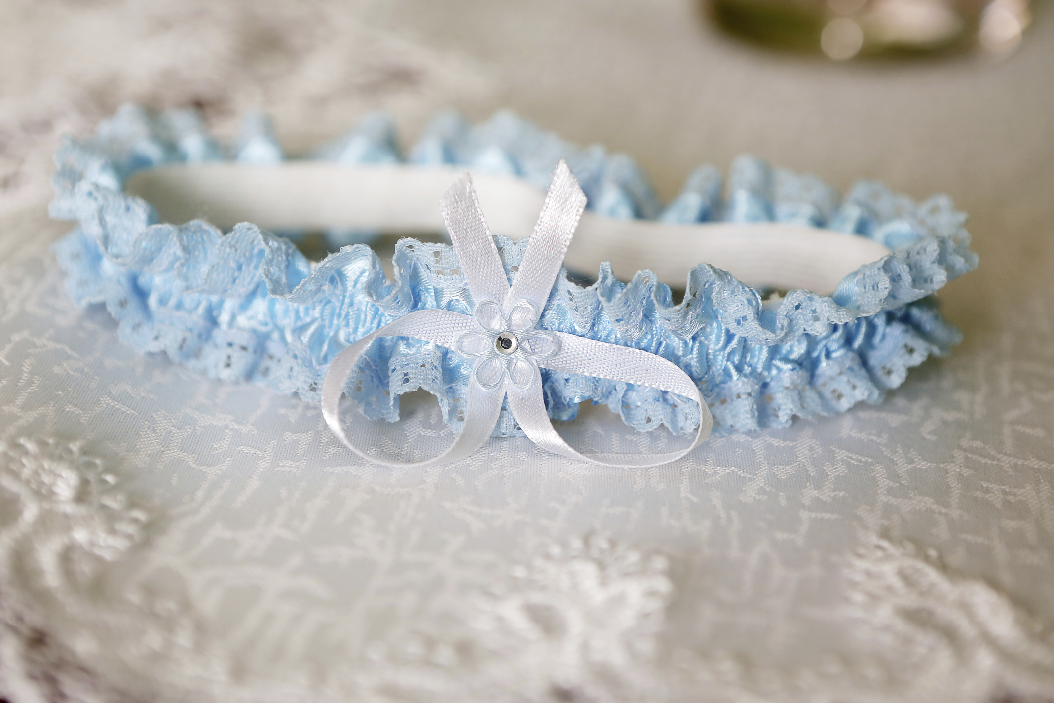 Where did the wedding garter tradition come from?