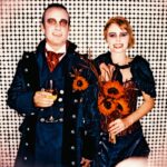 Ghoulish fun: Alex and Lisa's vampire vows in Los Angeles