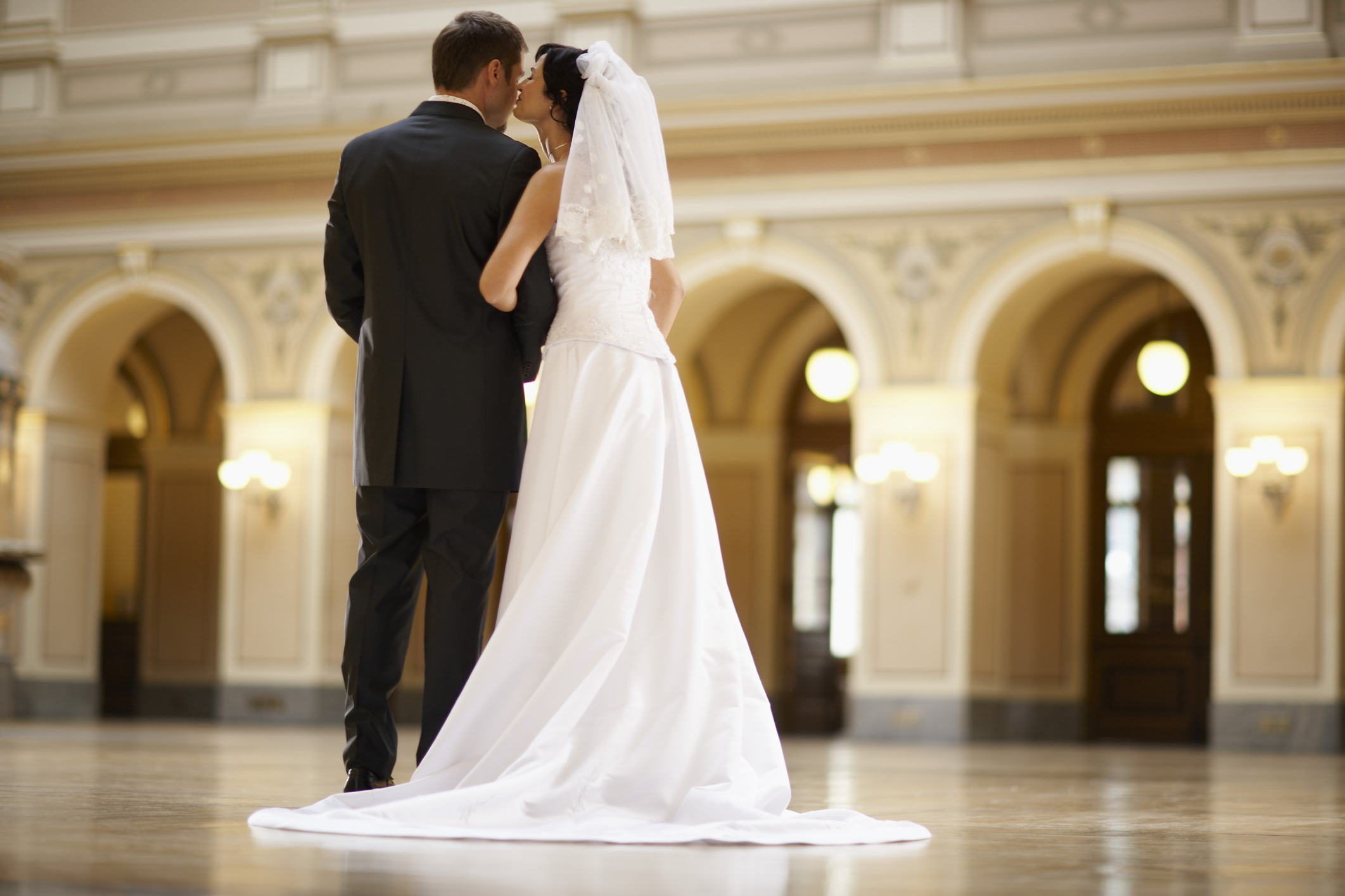 bride and groom entrance