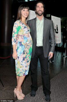 David Schwimmer and wife Zoe Buckman