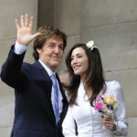 Paul McCartney and Nancy Shevell arrive at Marylebone Town Hall for their nuptials