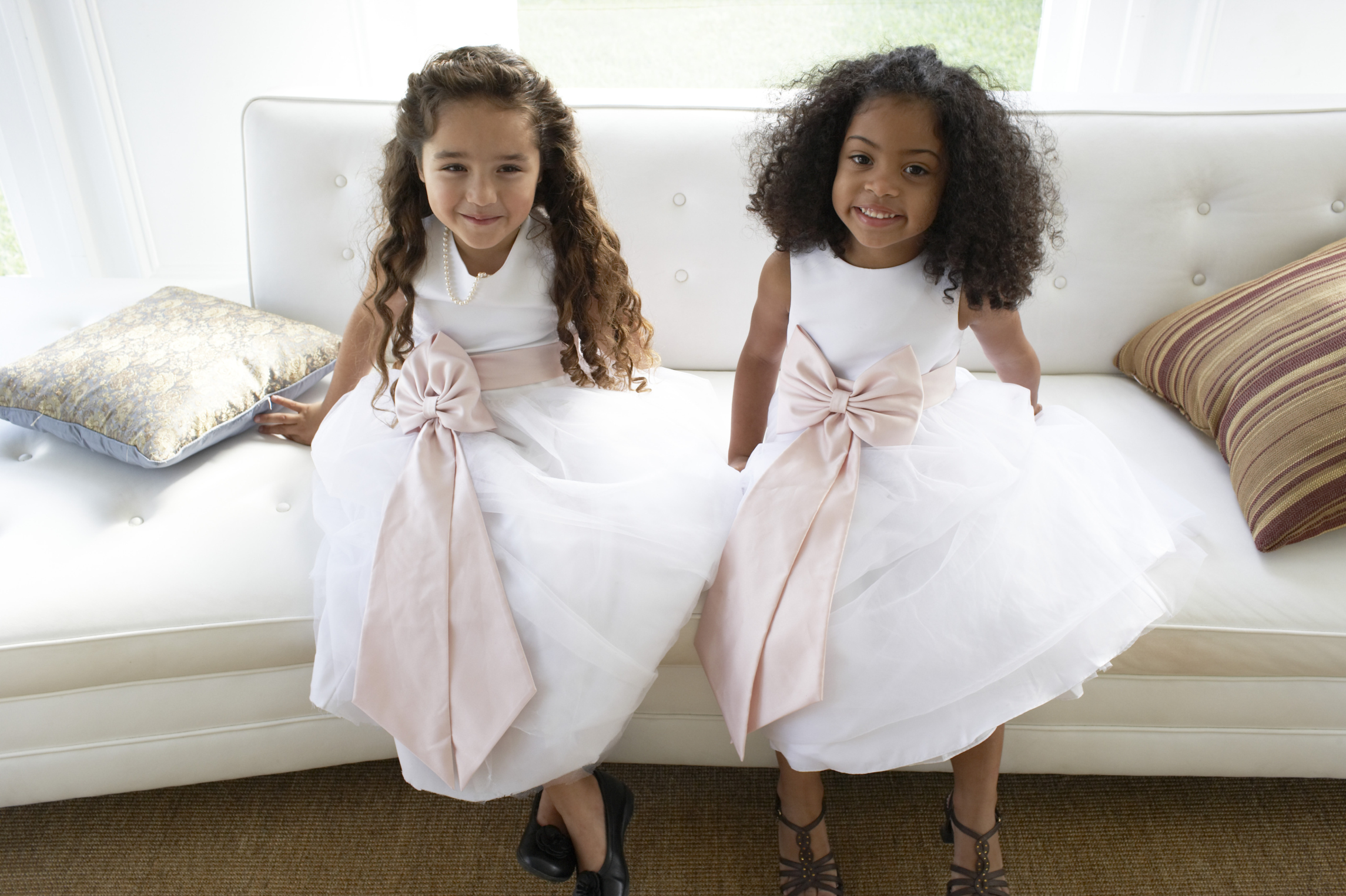 Simple flower girl on sale dresses