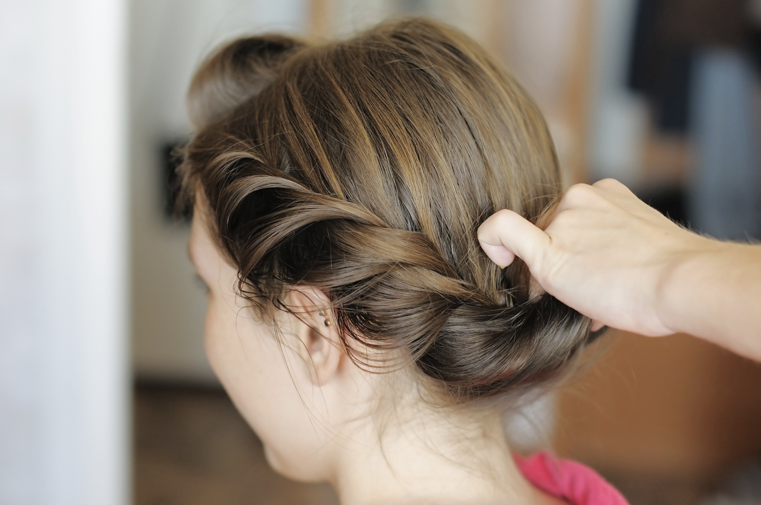 bridesmaid hair