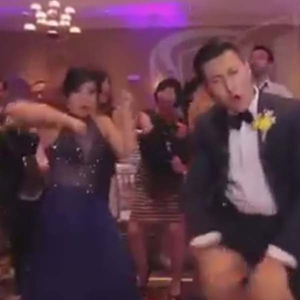 Epic wedding dance