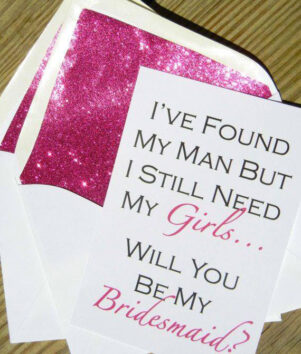 be my bridesmaid card