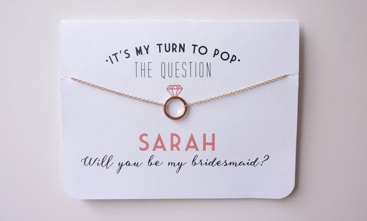 how to ask your friend to be a bridesmaid