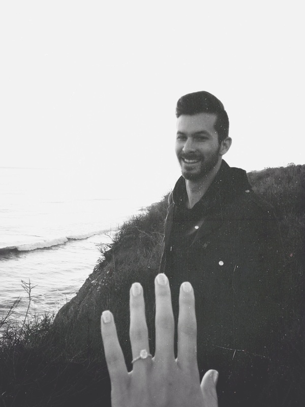 engagement ring selfie