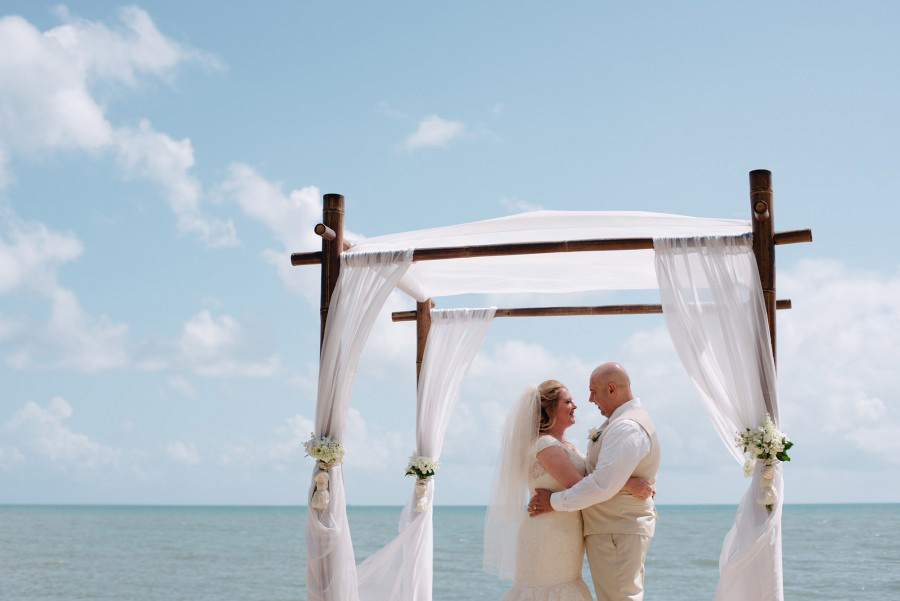 Beach wedding real weddings easy weddings