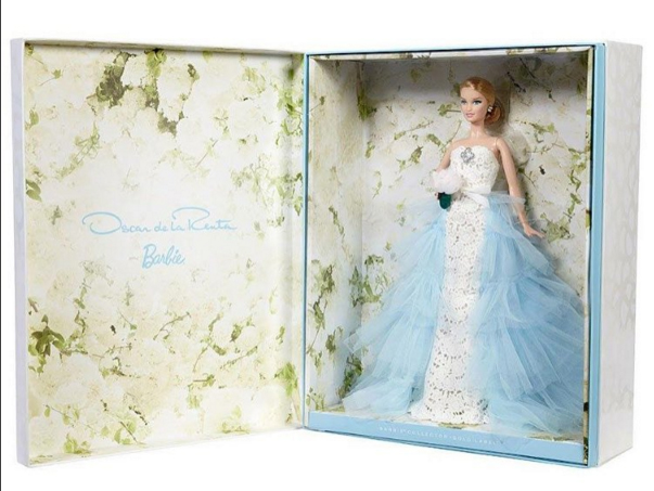 oscar de la renta bridal barbie