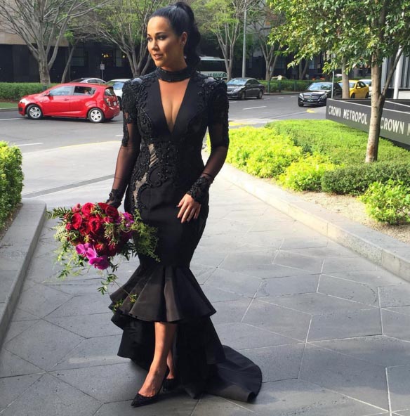 brides who wore black on their wedding day