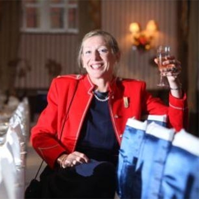 Despite being jilted (and by text message, no less), Angela Burrow put on a brave face and had a wedding party for her friends (Image: Wessex News)