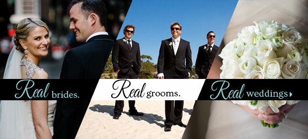 Real brides, real grooms, real weddings...