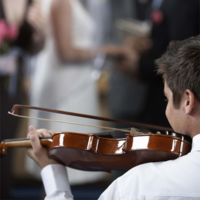 string quartet at wedding