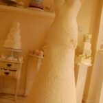Cake decorator Donna Millington-Day's life-size wedding dress - made entirely of cake!