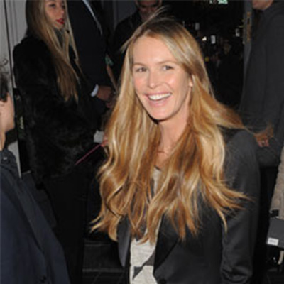 Elle Macpherson sports some serious engagement bling. Image: Splash