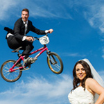 When seven-time world BMX champion racer, Leigh Darrell wed Sarah Maiuto, the pictures were always going to be spectacular!