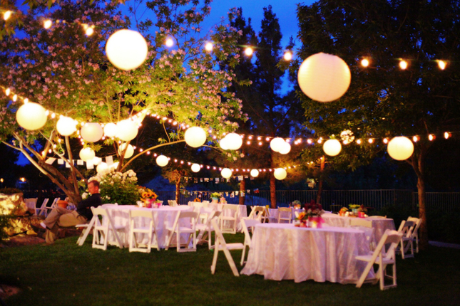 Backyard weddings can be simple or extravagant. Image: Belle Magazine