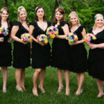 Black bridesmaids dresses 15