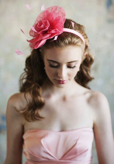 Fascinators are a charming way to add character to your bridesmaids' outfits.