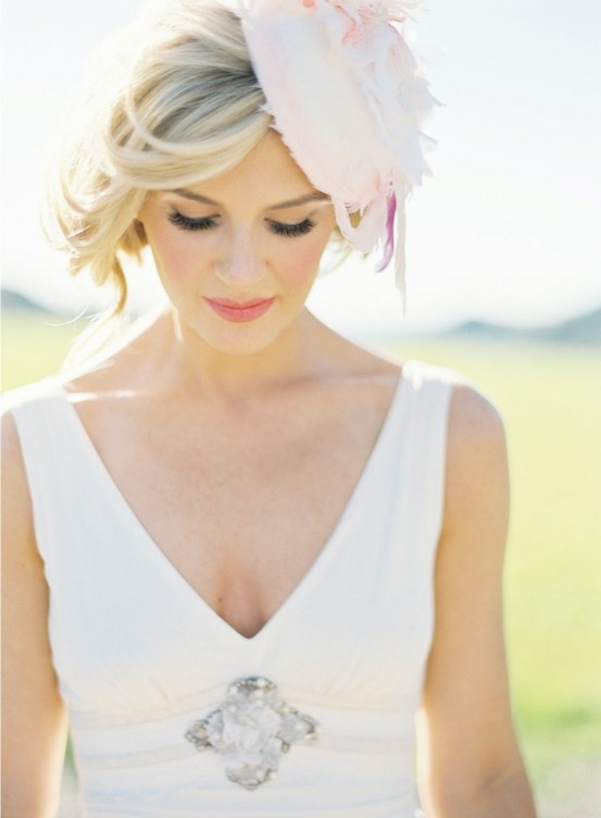 Bride with a hat
