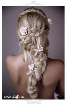braided wedding hairstyle