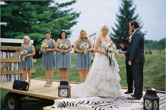 A chic cowboy/country wedding. Image: Jacquelyn Poussot