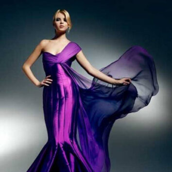 zuhair murad purple dress