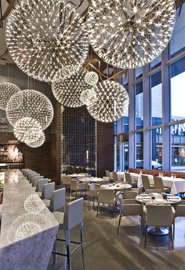 chandeliers that look like fireworks