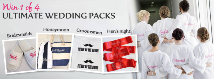 Win one of four wedding party prize packs