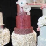 Does the cake magnificence ever end? Yet more gorgeous designs from COCO Cakes. (The Melbourne Bridal and Honeymoon Expo)