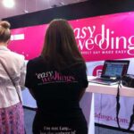 If you've every contacted Easy Weddings, you've probably spoken with Victoria (left) or Carly (right), or even our head honcho, Matt (centre). (The Melbourne Bridal and Honeymoon Expo)