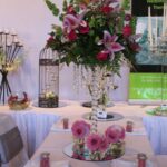 A fabulous range of centrepieces from Balwyn Events that will suit all budget ranges! (At The Ultimate Bridal Event)