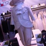 Looking for something a little different for your page boy? This four-piece satin outfit is called Mini James Cook, and it's easy to see why! (At The Ultimate Bridal Event)