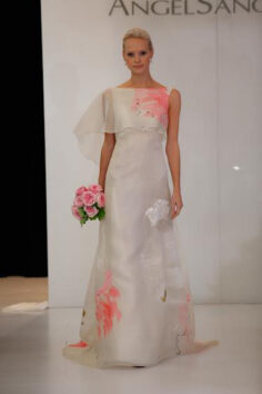 angle sanchez floral wedding dress