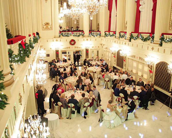 christmas wedding at powell hall