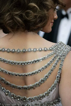 great jewelled back of a dress