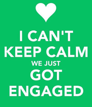 can't keep calm i just got engaged