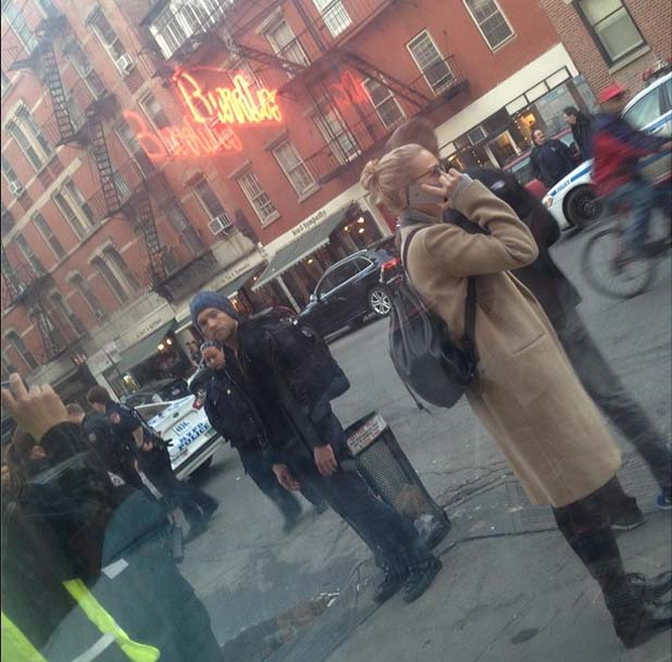 Sam Worthington and Lara Bingle in New York. Image: Instagram/<a href="http://instagram.com/rhin00">rhin00</a>